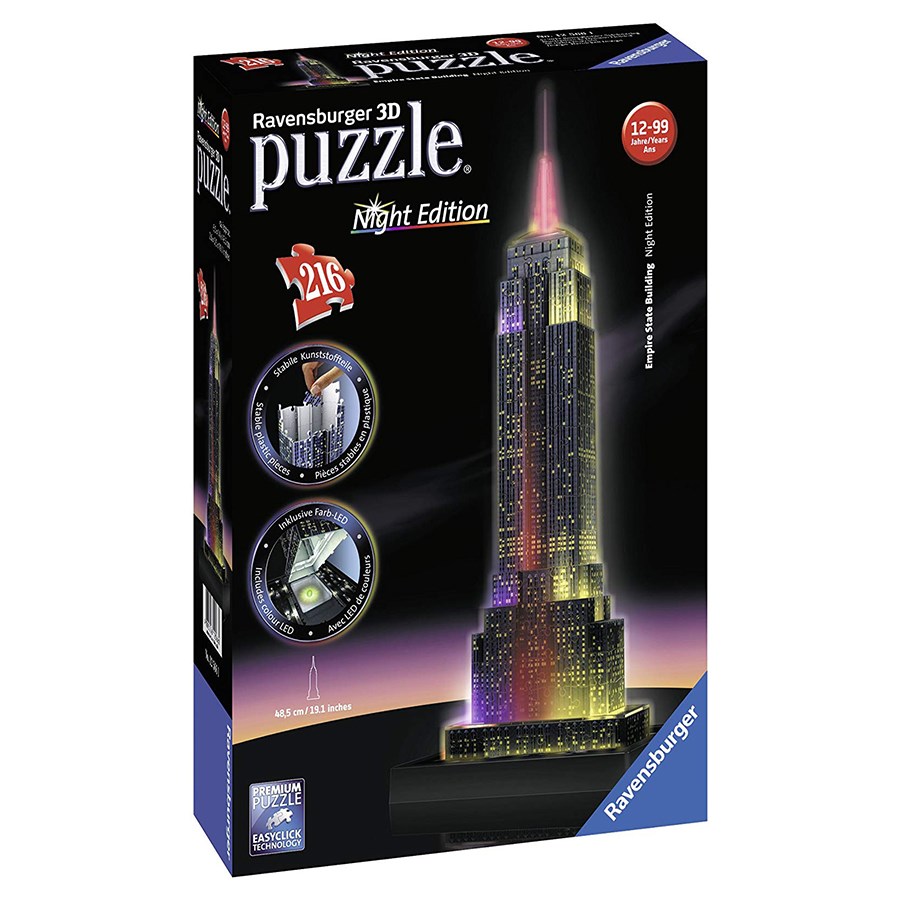 Ravensburger Empire State - 3D Işıklı Puzzle  