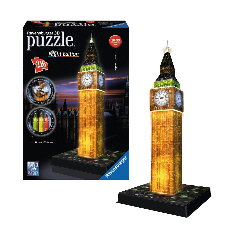 Ravensburger Big Ben-3d Puzzle Işıklı 