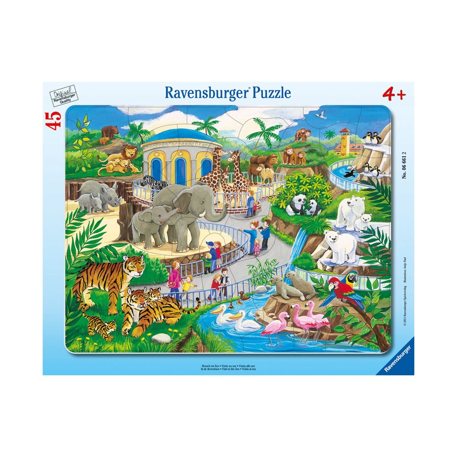 Ravensburger Hayvanat Bahçesi 45 Parça Puzzle 