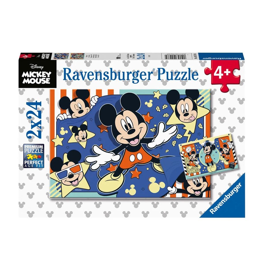 Ravensburger Mickey Mouse Puzzle 2x24 Parça 