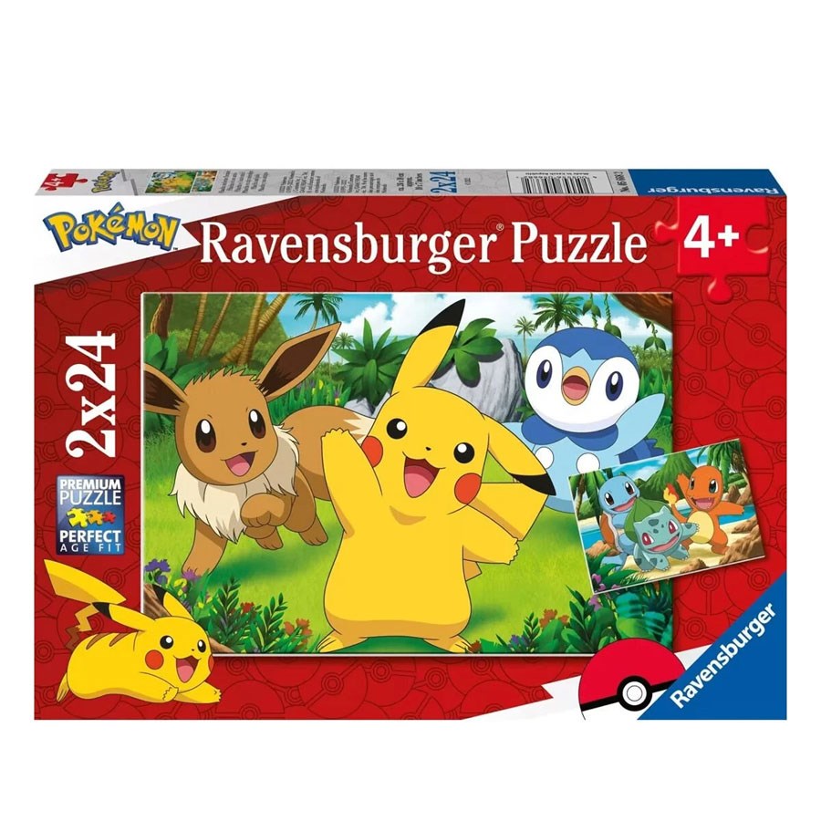 Ravensburger Pokemon Puzzle 2x24 Parça 