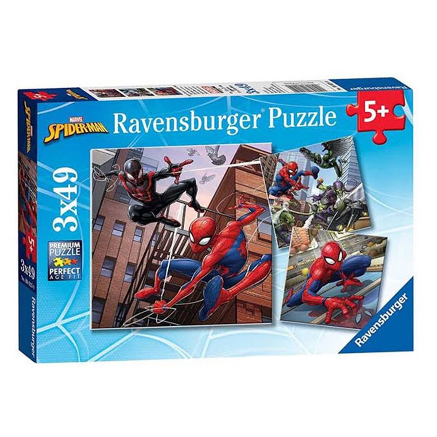 Ravensburger Spiderman Puzzle 3x49 Parça 