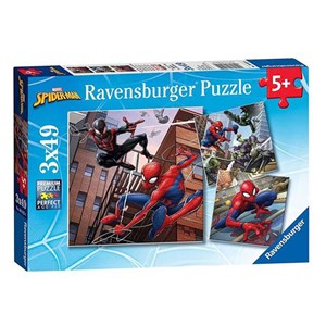 Ravensburger Spiderman Puzzle 3x49 Parça