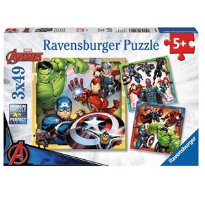 Ravensburger Avengers Puzzle 3x49 Parça
