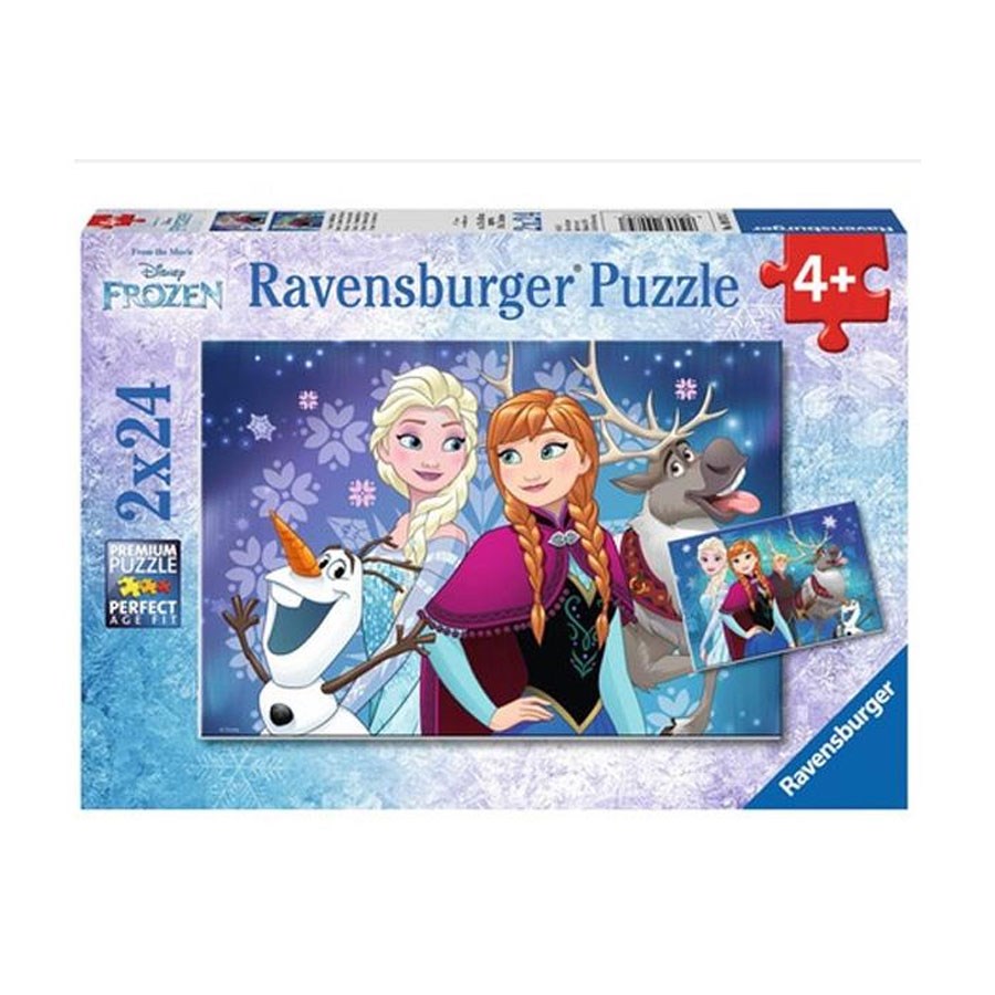 Ravensburger Frozen Kuzey Işıkları Puzzle 2x24 