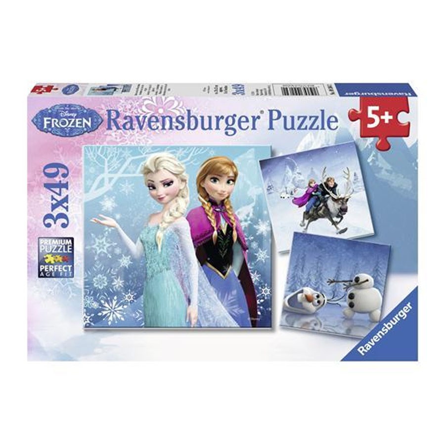 Ravensburger Wd-Frozen Kış Macerası Puzzle 3x49 Parça 