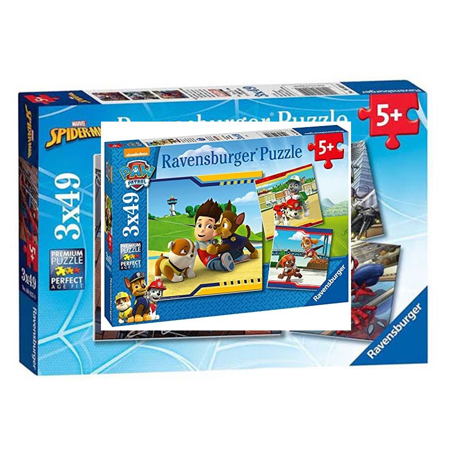 Ravensburger Paw Patrol Kahramanlar Puzzle 3x49 Parça 