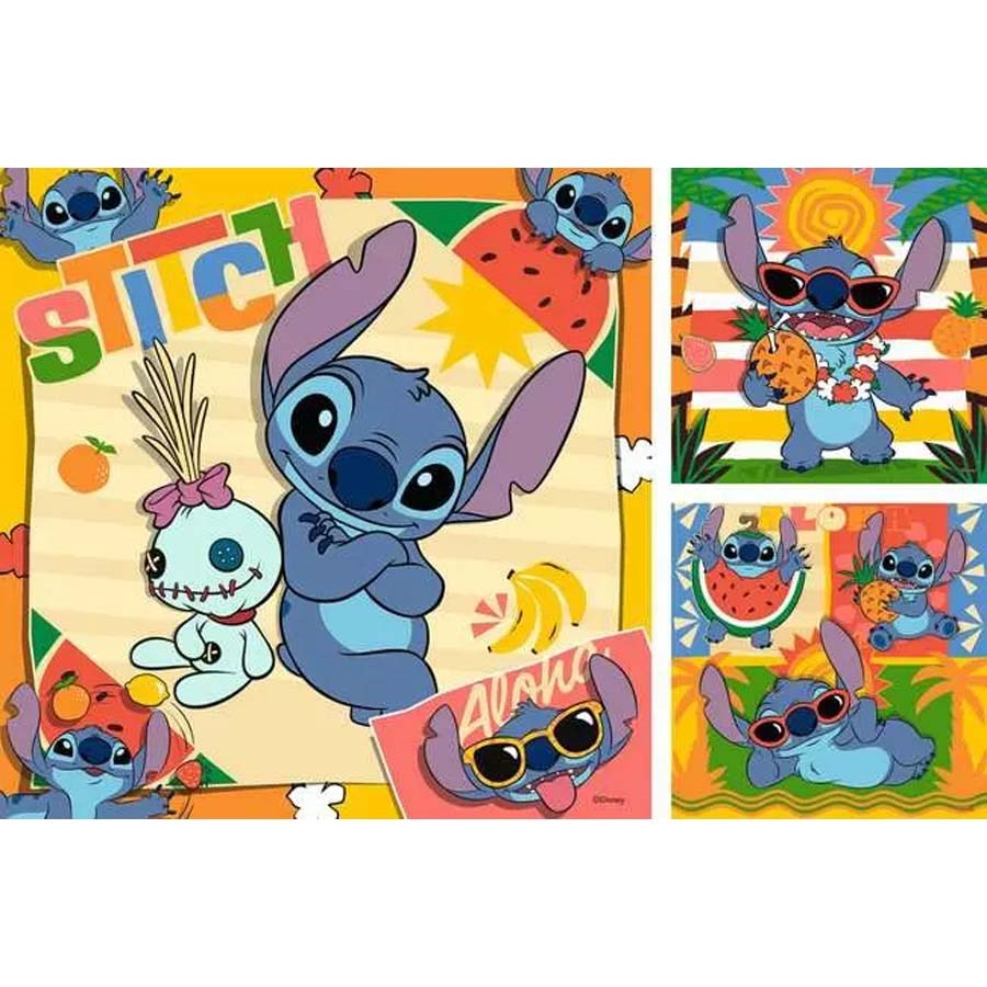 Ravensburger Stitch Puzzle 3x49 Parça 