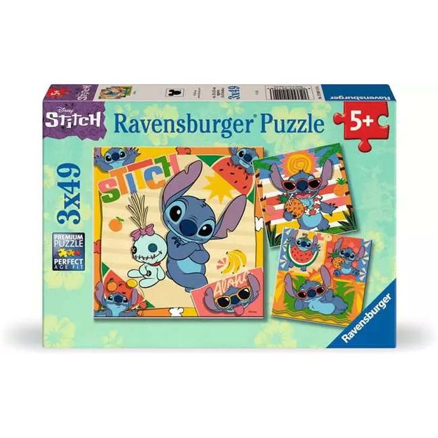 Ravensburger Stitch Puzzle 3x49 Parça 