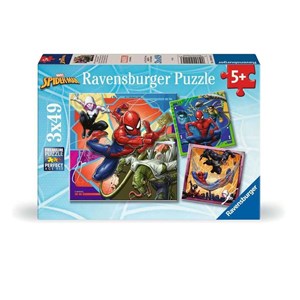 Ravensburger Marvel Spider Man Puzzle 3x49 Parça