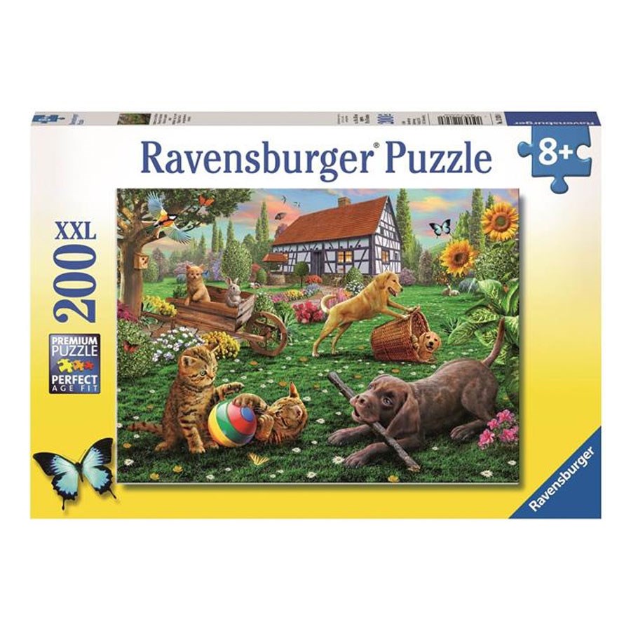 Ravensburger Puzzle Bahçede 200 Parça 