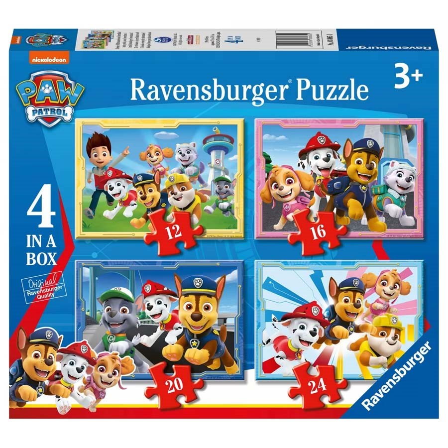 Ravensburger Paw Patrol 4 In 1 Puzzle 