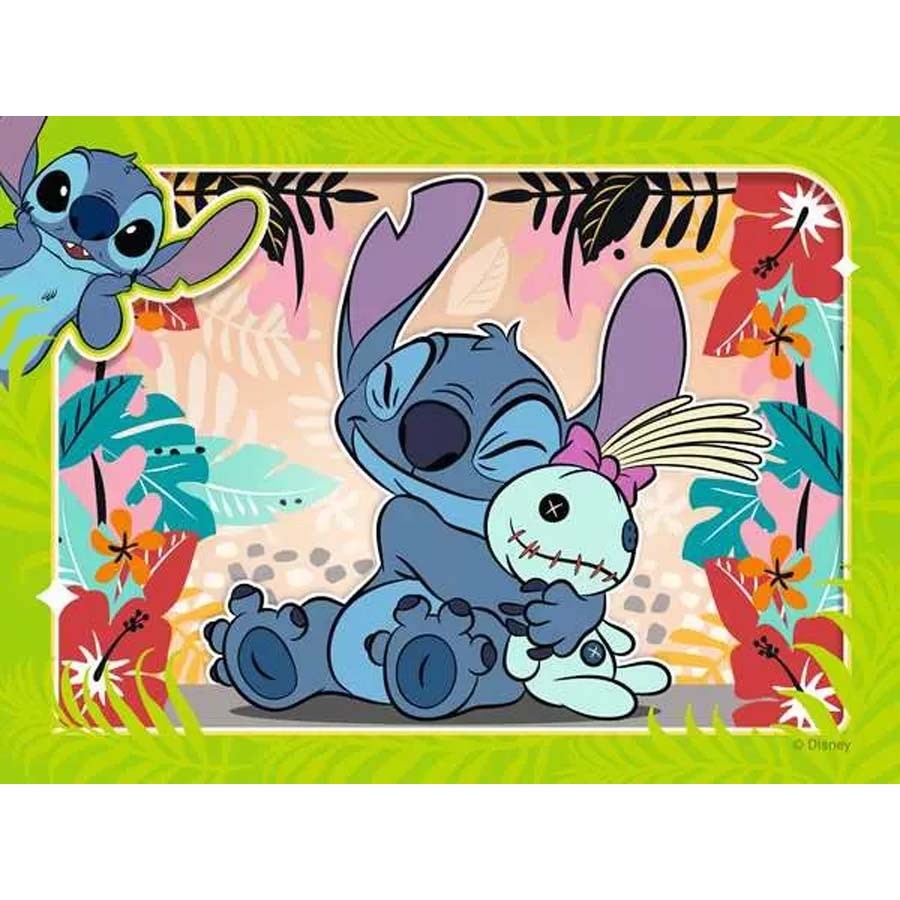Ravensburger WD Stitch 4 In 1 Puzzle 