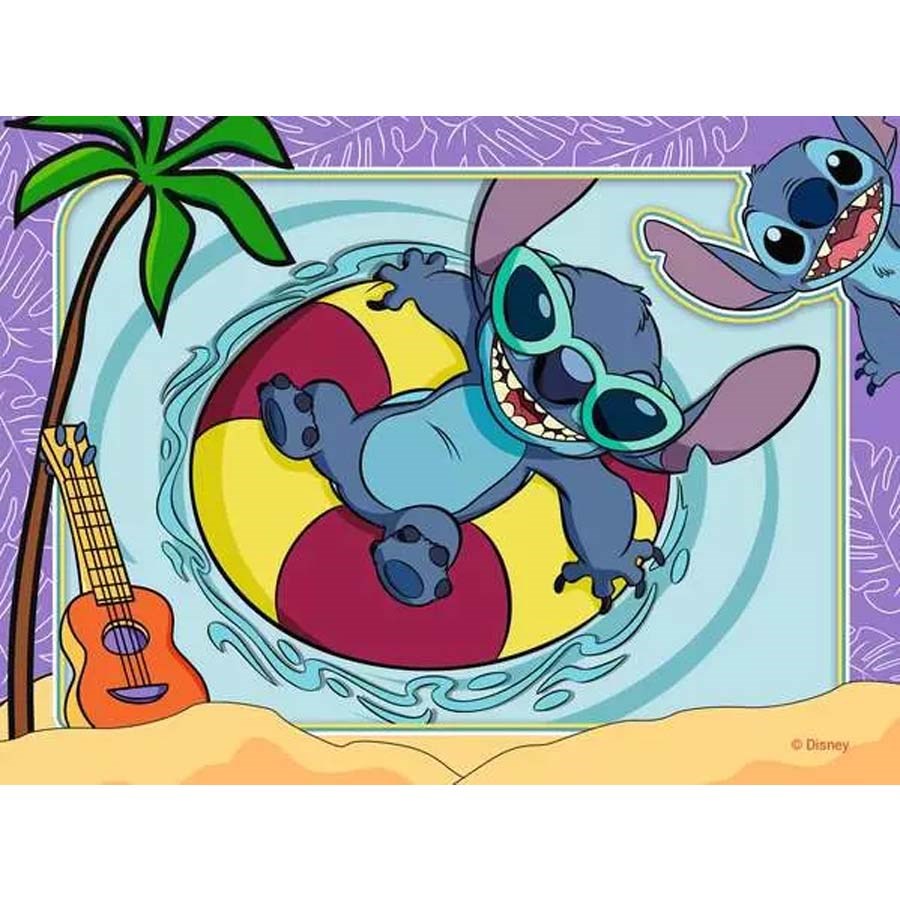 Ravensburger WD Stitch 4 In 1 Puzzle 