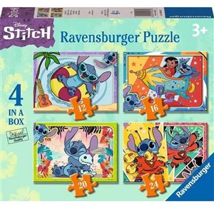 Ravensburger WD Stitch 4 In 1 Puzzle