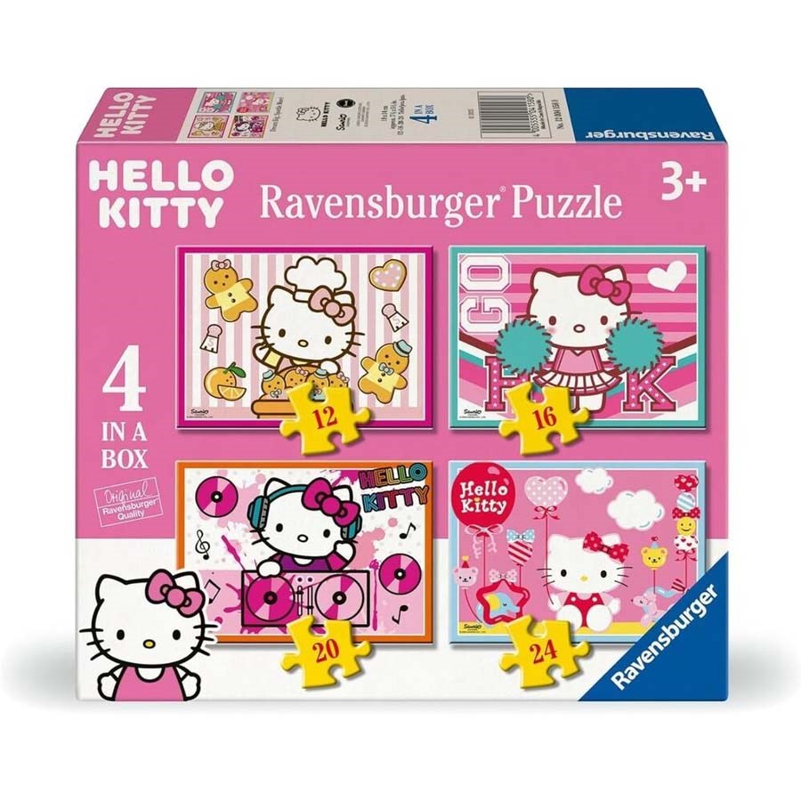 Ravensburger Hello Kitty 4 In 1 Puzzle