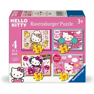 Ravensburger Hello Kitty 4 In 1 Puzzle