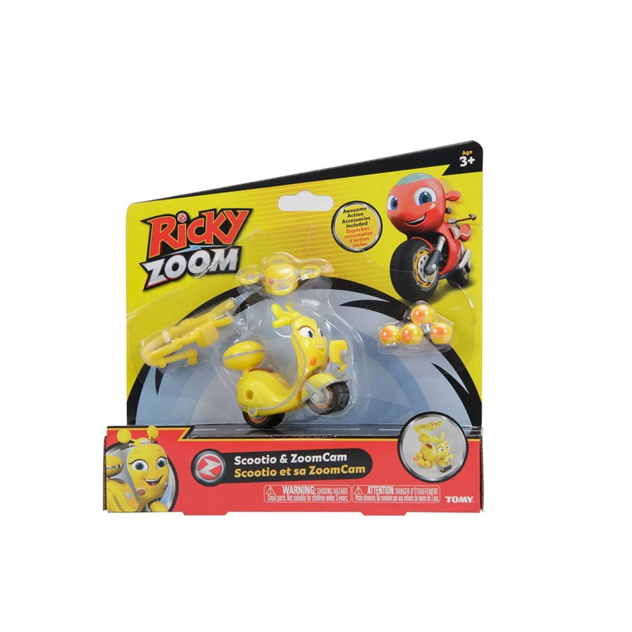 Ricky Zoom Motor ve Figür Scootio & Zoomcam