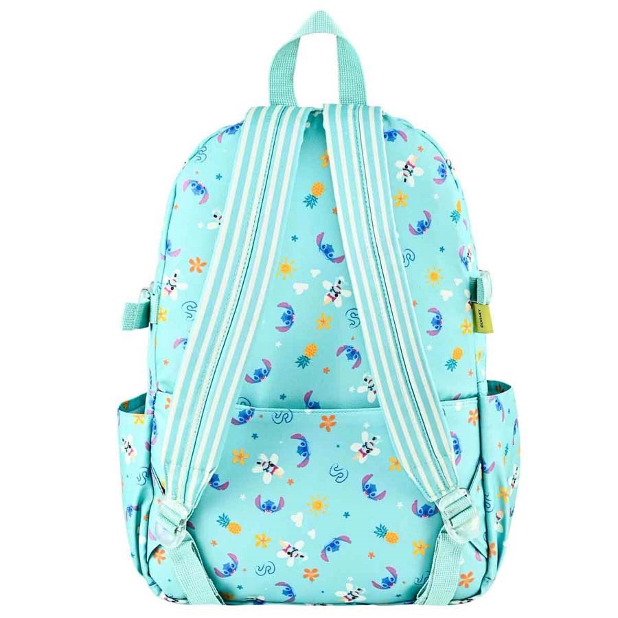 Stitch Desenli Yeşil Okul Çantası 