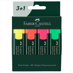 Faber-Castell Textliner Fosforlu Kalem 3+1