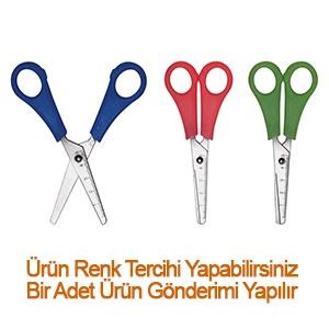 Puti Cetvelli Okul Makası 
