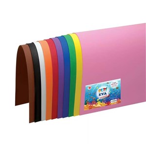 Puti 50x70 Cm Yapışkanlı Eva 10lu Karışık Renk