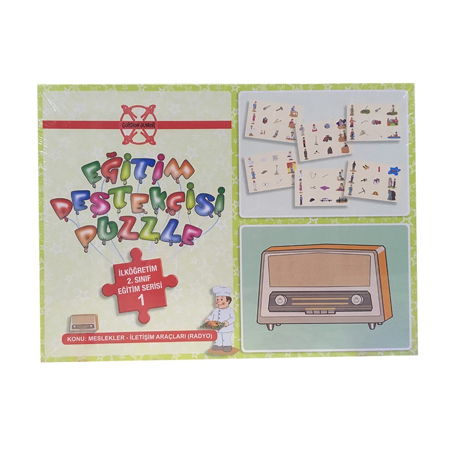 Meslekler İletişim Araçları Radyo 48 6x12 Puzzle 
