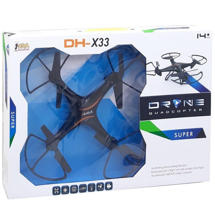 Asya Oyuncak DH-X33 Drone 30 Cm 