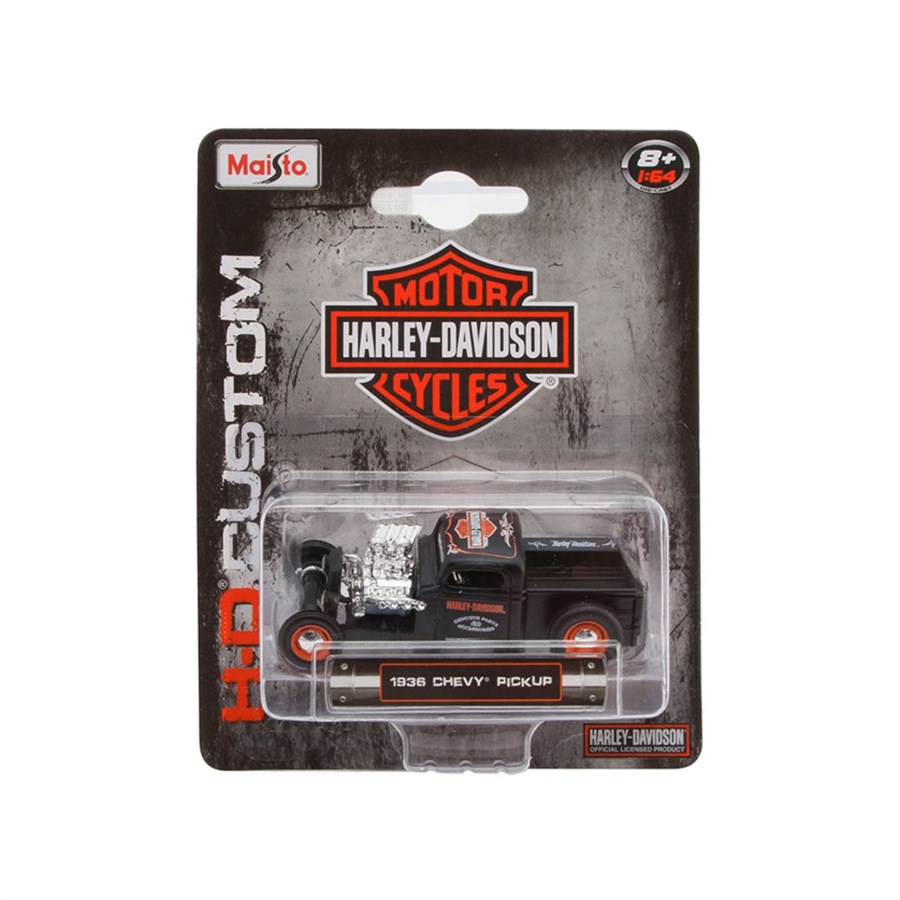 Maisto 1:64 Harley Davidson Model Araba 1936 Chevy Pickup