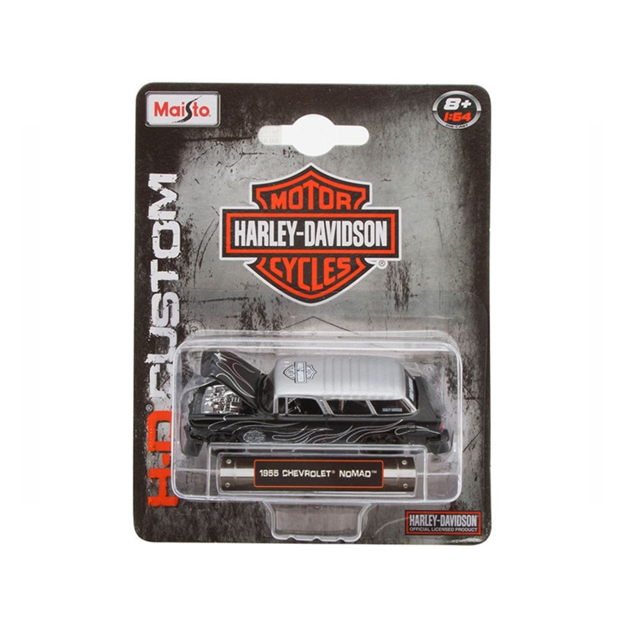 Maisto 1:64 Harley Davidson Model Araba 1955 Chevrolet Nomad