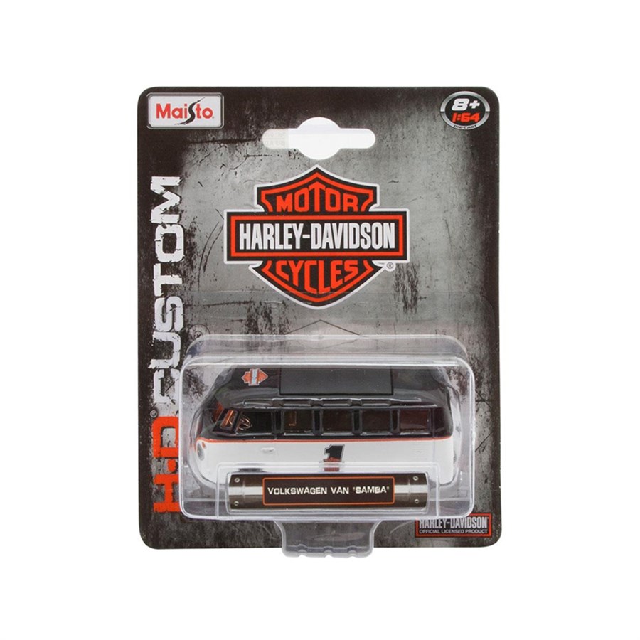 Maisto 1:64 Harley Davidson Model Araba Volkswagen Van Samba