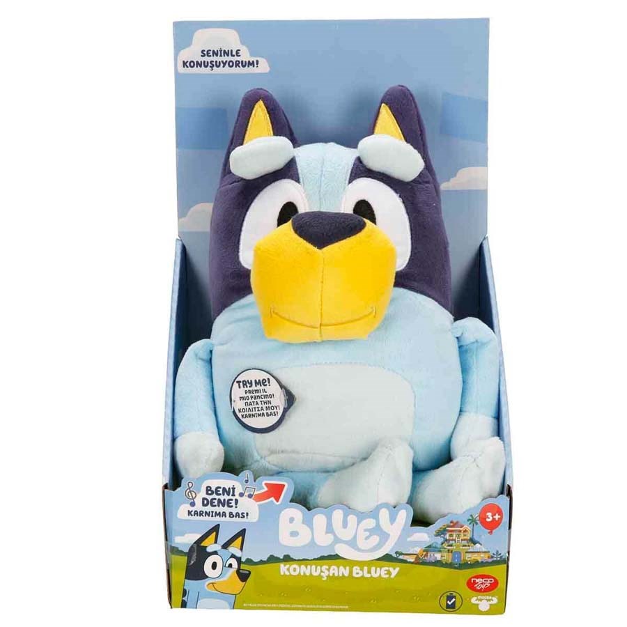Bluey Türkçe Konuşan Peluş Figür 35 Cm. 