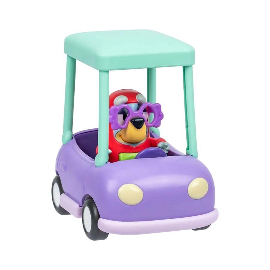 Bluey Büyükannenin Arabası ve Janet Figürü 