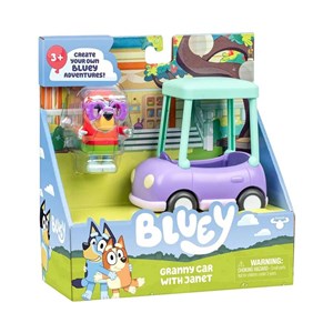 Bluey Büyükannenin Arabası ve Janet Figürü