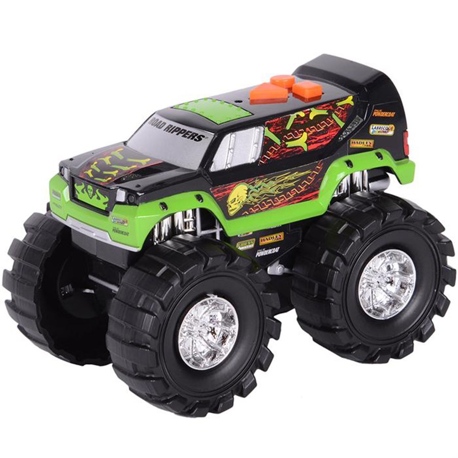 Road Rippers Işıklı ve Sesli Kamyonet Custom Truck Yeşil