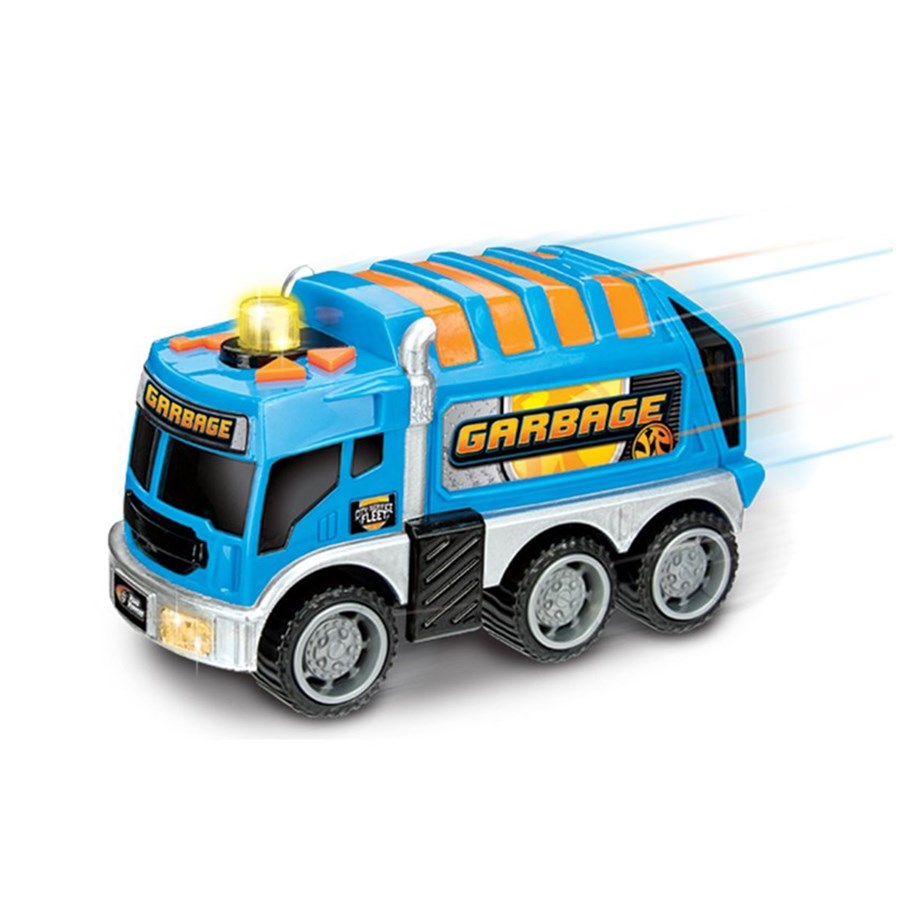Road Rippers Sesli Ve Işıklı Mini Hizmet Aracı Çöp Kamyonu