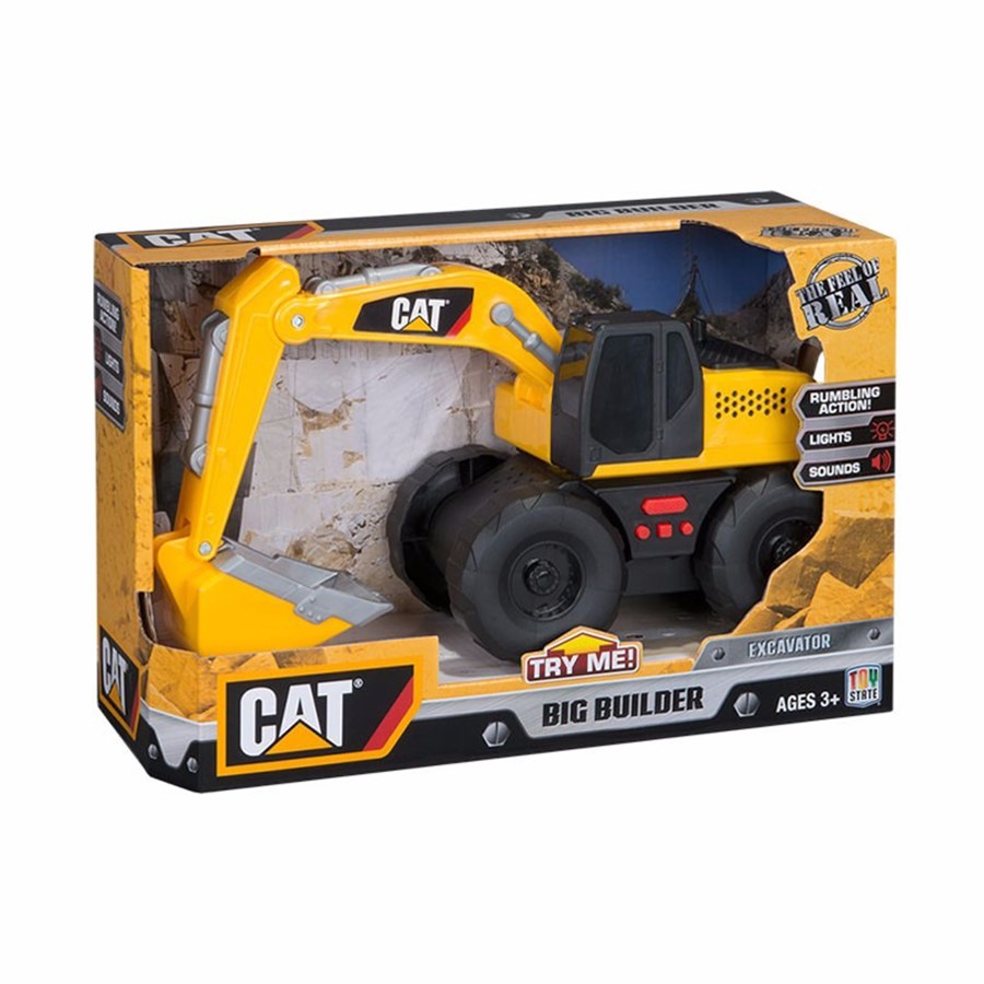 Cat Büyük Boy Sesli ve Işıklı Araçlar Excavator