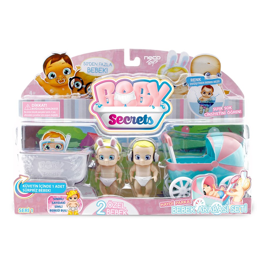 Baby Secrets Süpriz Figür Bebek Arabası Seti