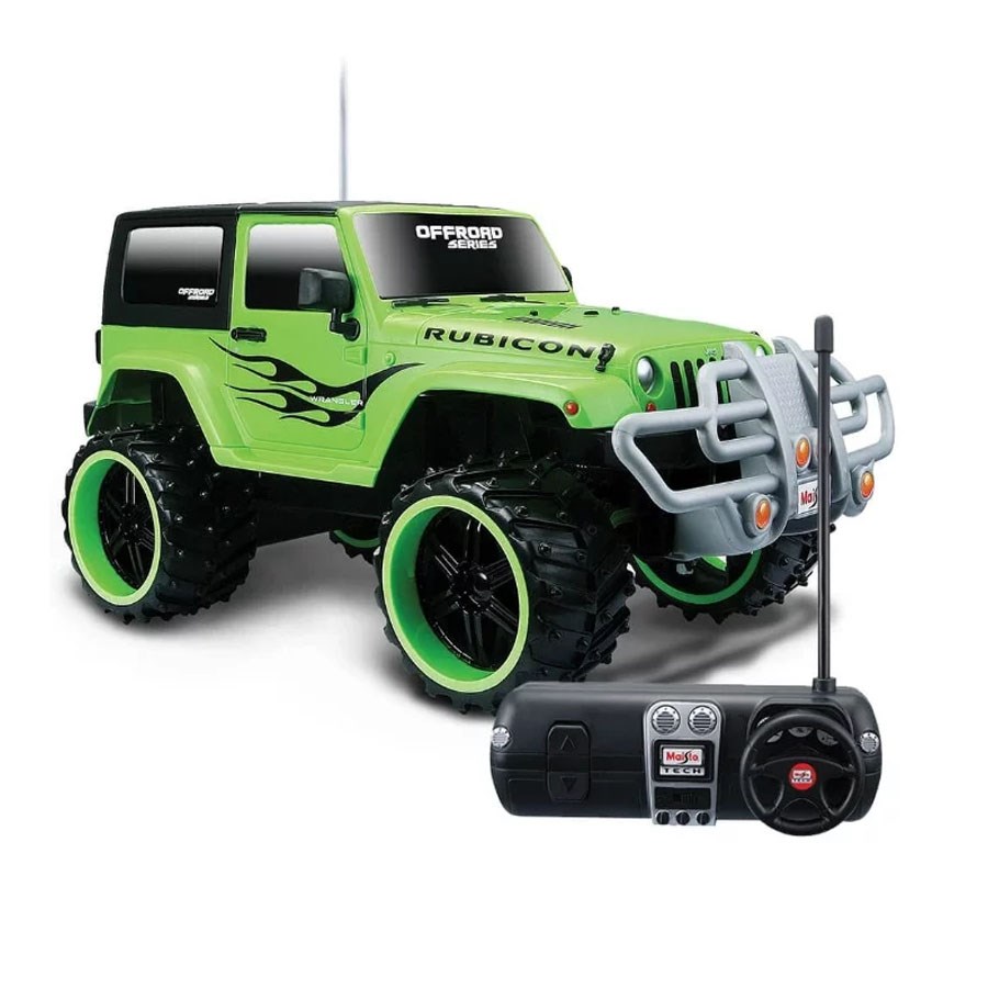 Off-Road Jeep Kumandalı Yeşil
