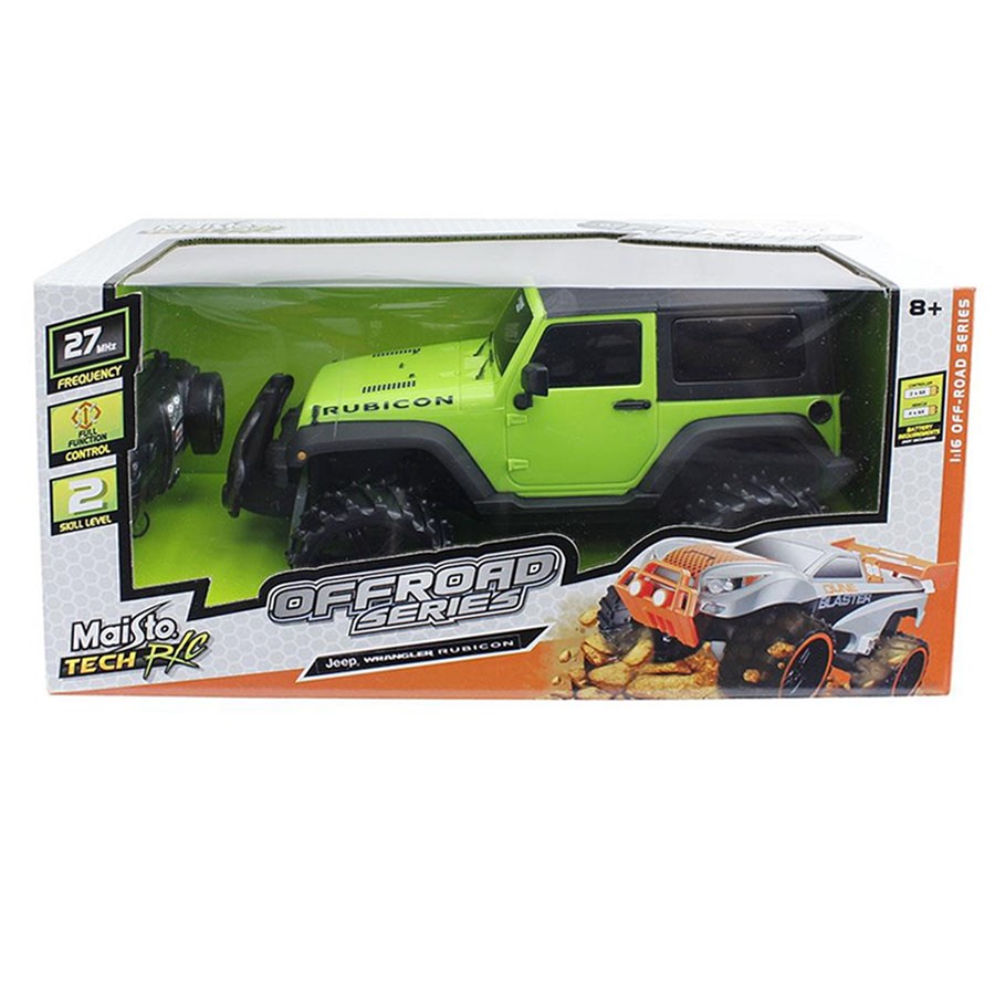 Off-Road Jeep Kumandalı Yeşil