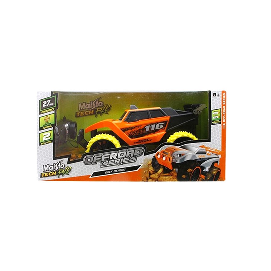 Maisto Tech Off-Road Series Jeep Dirt Demon R-C Turuncu