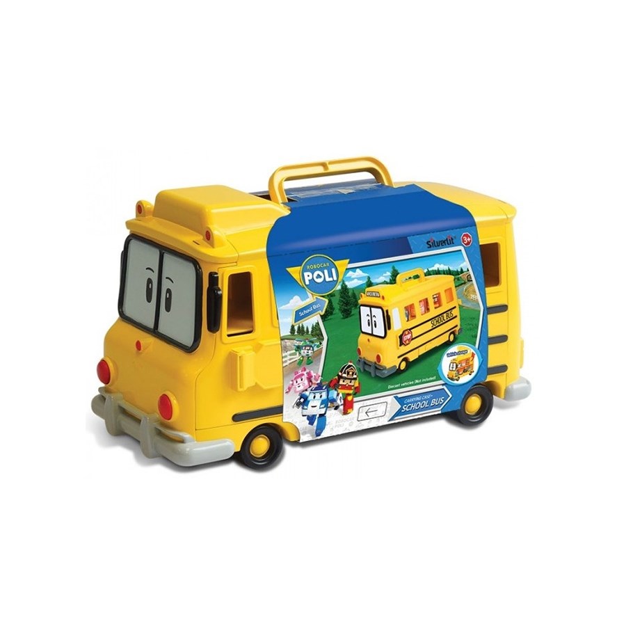 Robocar Poli Okul Otobüsü Figür Kutusu 