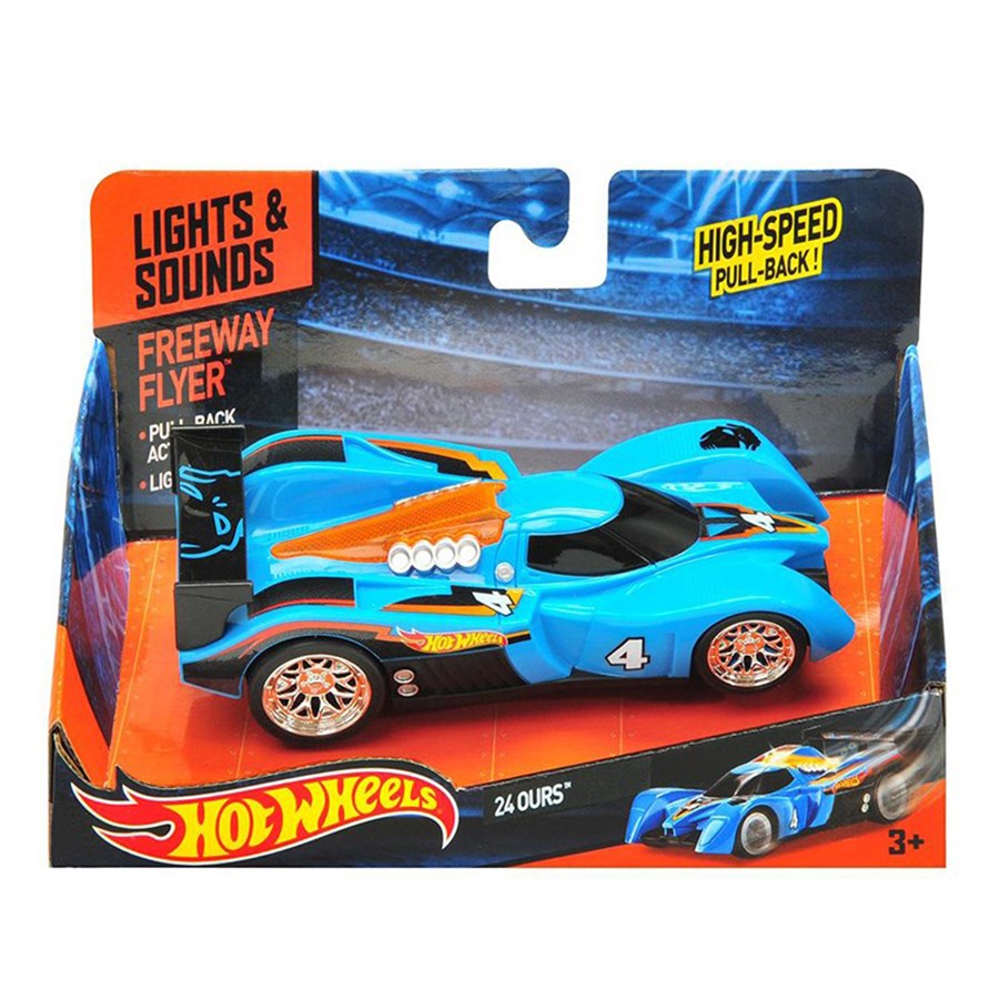 Hot Wheels Sesli Işıklı Freeway Flyer Araba 24 Ours