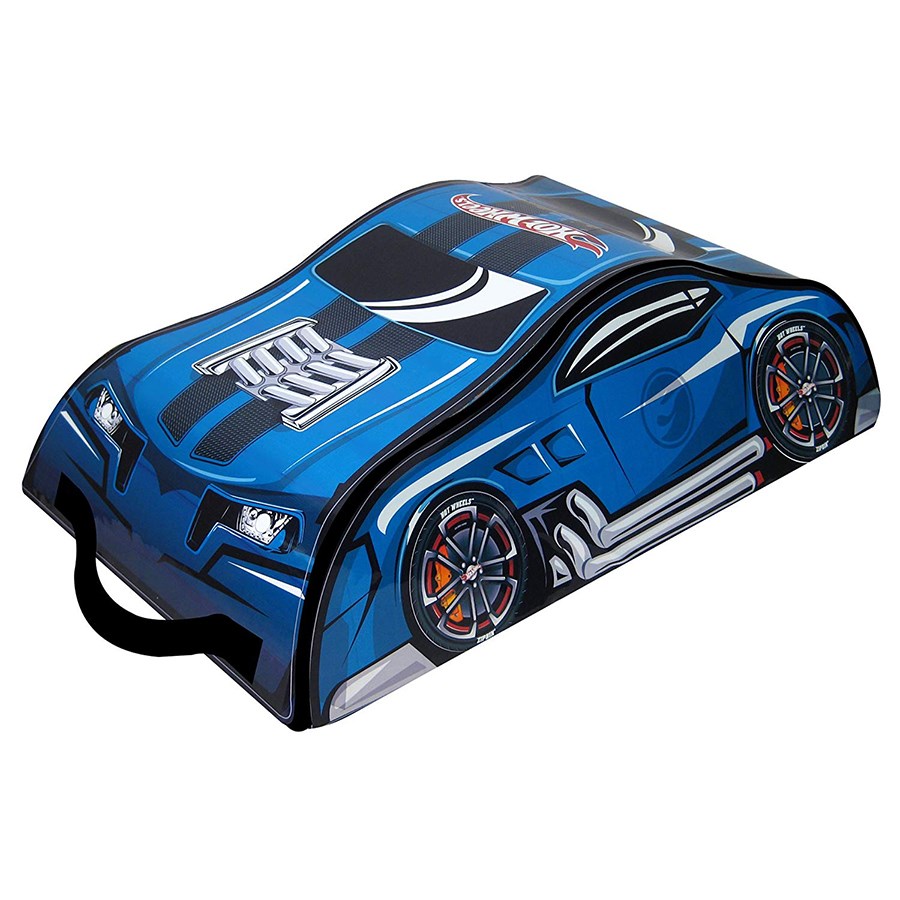 Hot Wheels Çantalı Araç Oyun Parkuru-Araç Hediyeli Mavi