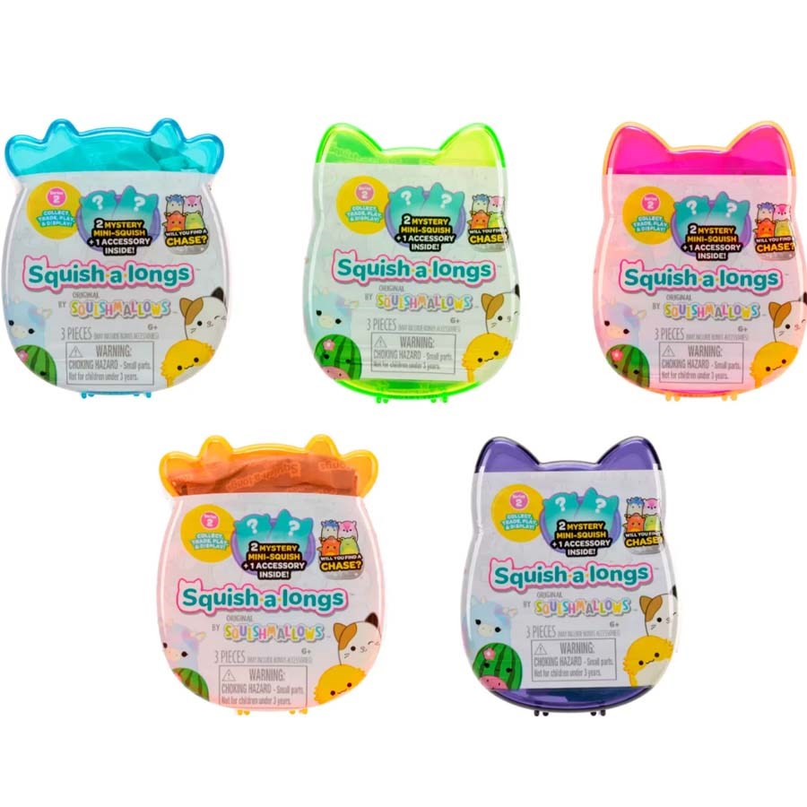 Squish-a-longs 2 Figür+ Yüzük Sürpriz Paket Seri-2 
