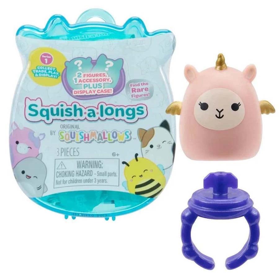 Squish-a-longs 2 Figür+ Yüzük Sürpriz Paket Seri-1 