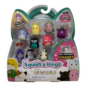 Squish-a-longs 8 Figür + Yüzük Set Seri-2