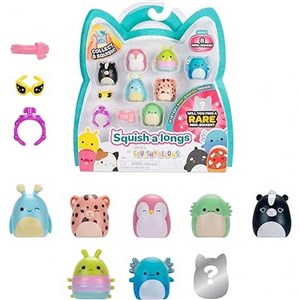 Squish-A-Longs 8 Figür+Yüzük Set Seri-3