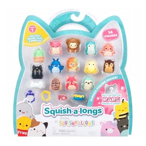 Squish-a-longs 14 Figür + Yüzük Set Seri-1