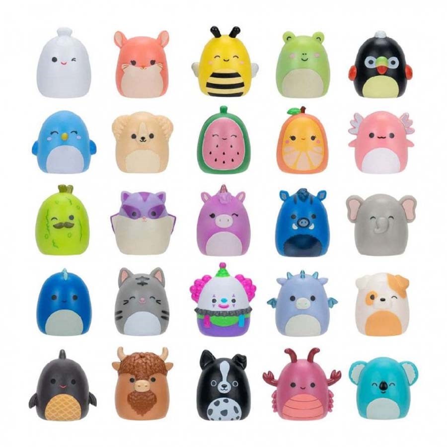 Squish-a-longs 25 Figür + Yüzük Set 
